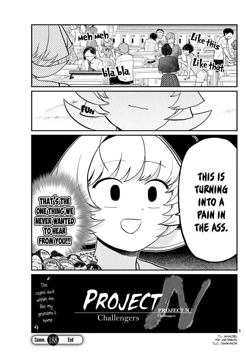 Komi-san wa Komyushou Desu Chapter 188 5